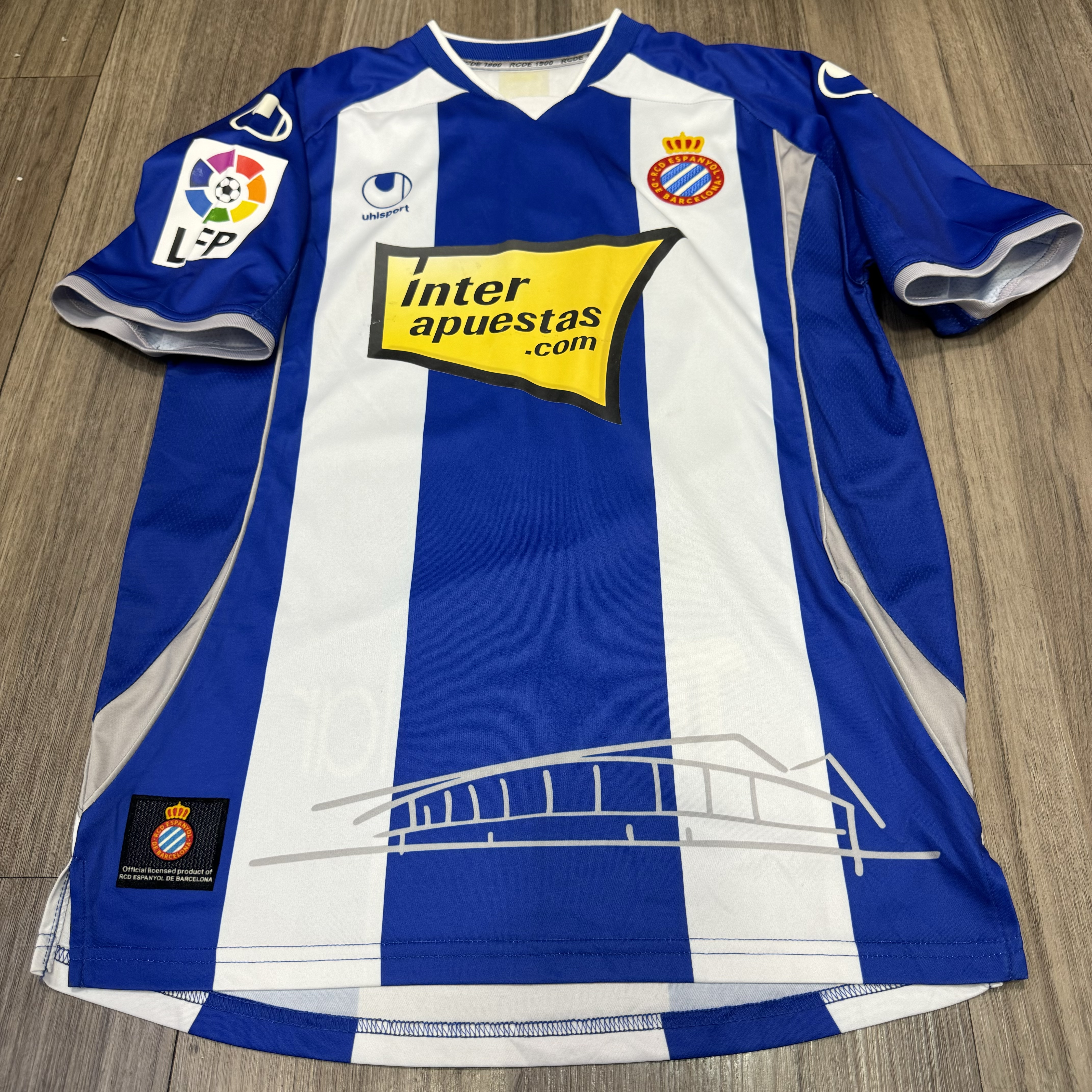 (Clearance)Espanyol 09/10 home shirt