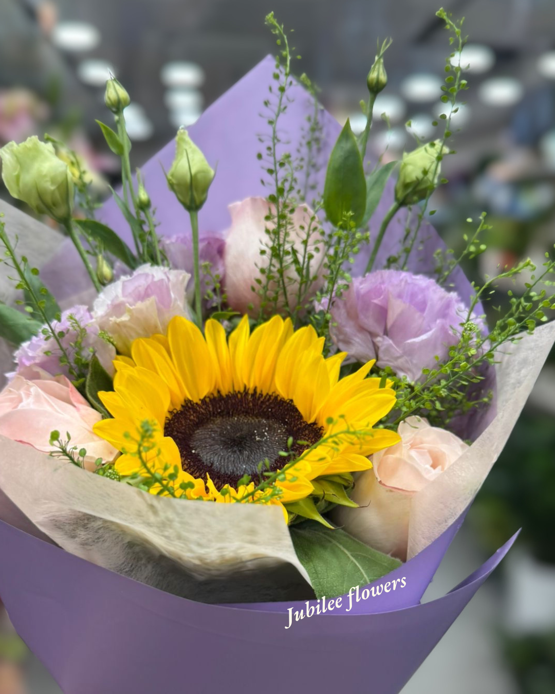 🌻向日葵 · 粉玫瑰花束