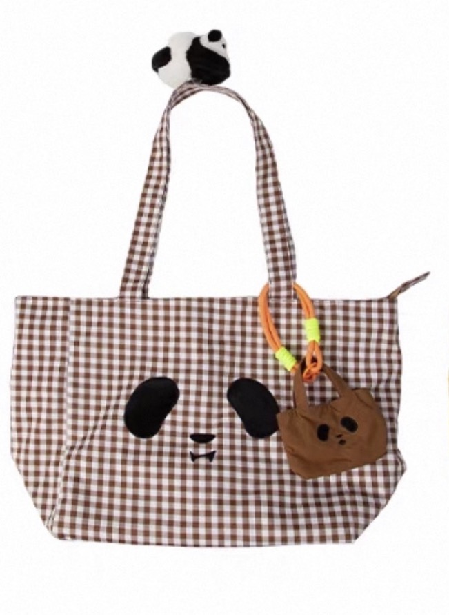 Black & White Panda Shoulder Bag