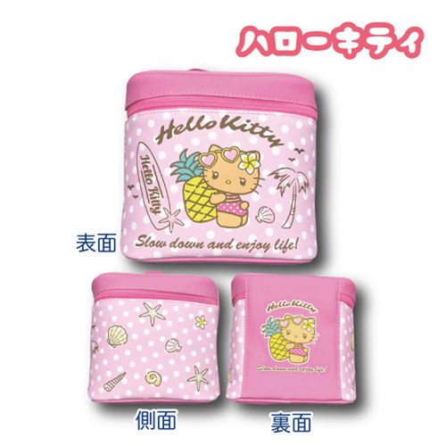 🆕【⭐訂購⭐】🌀 🇯🇵 日本直送 #Sanrio 夏日曬黑版 手提化妝袋(配企鏡)［5款選］🌀 [ELFD-0214]