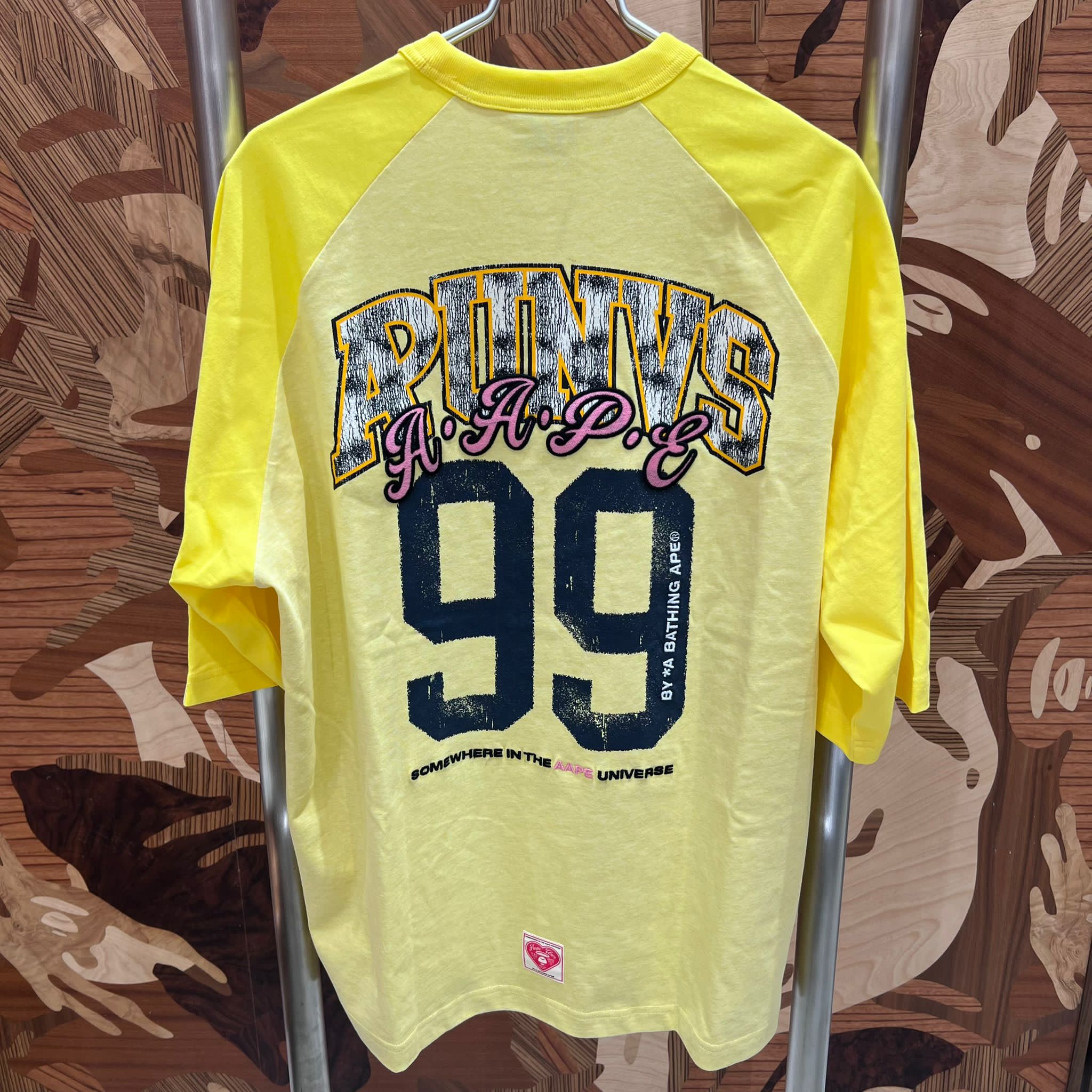 AAPE OVERSIZE fit APUNVS graphic tee (1848) 寬鬆版