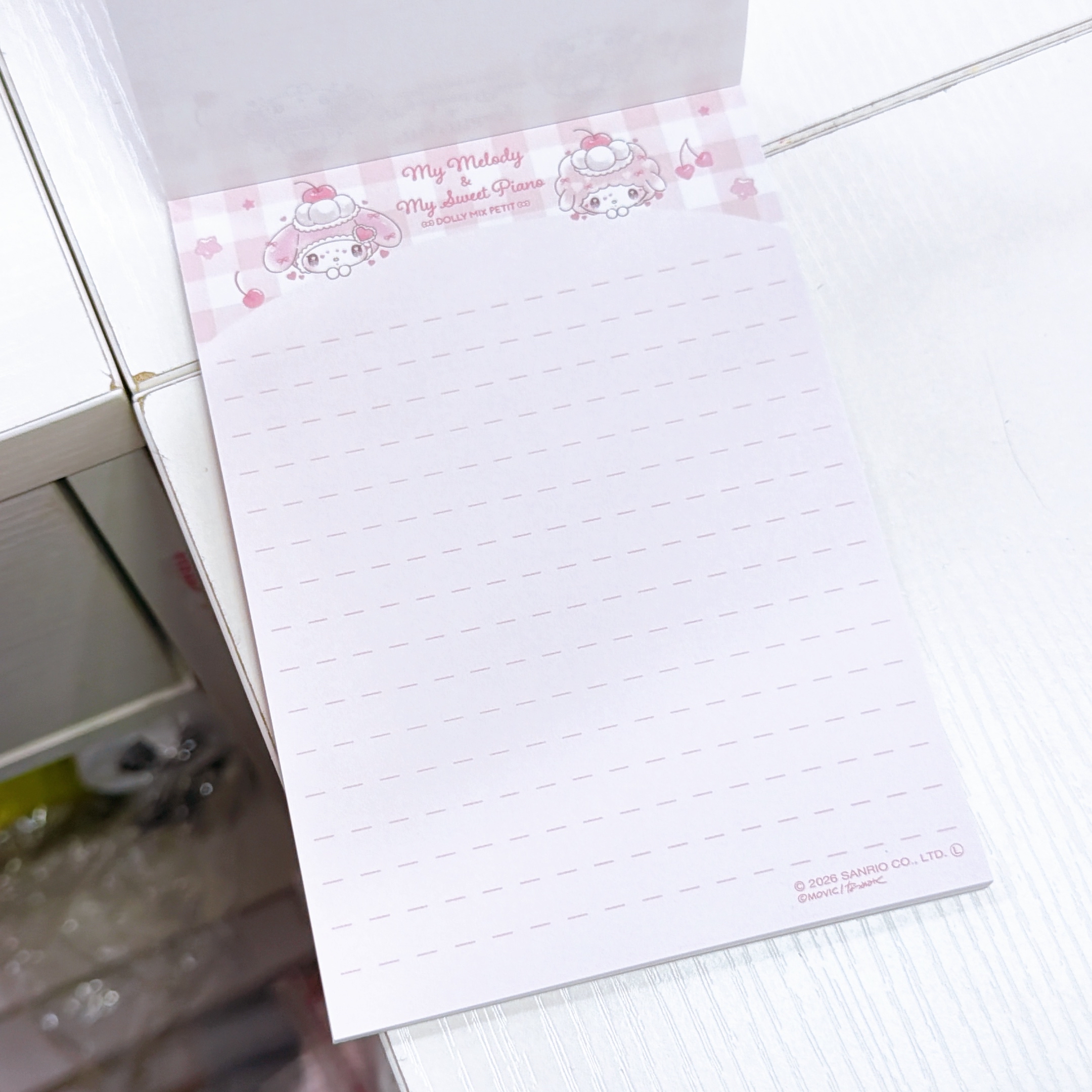 日本直送Sanrio melody piano dollymix 系列文具產品