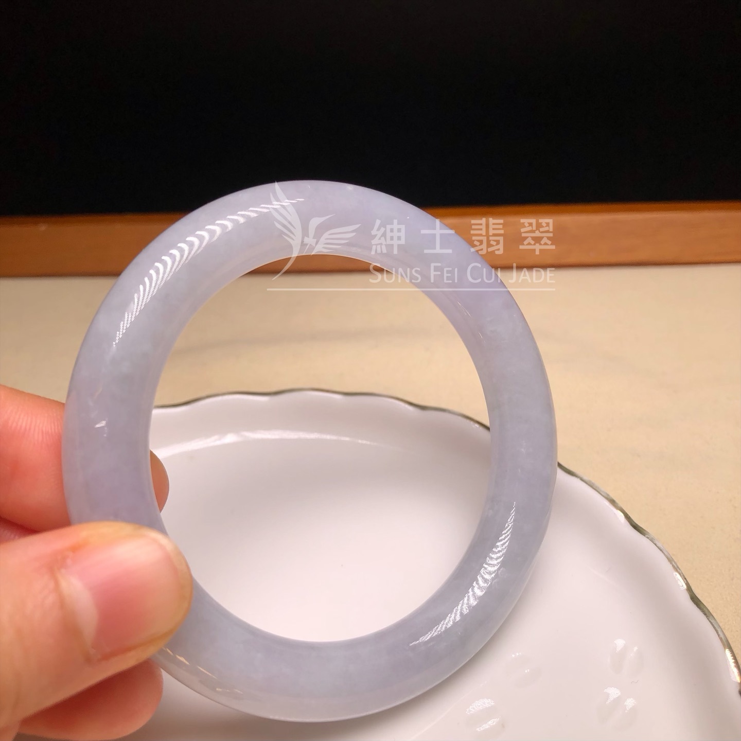 茄紫圓鐲53.8mm C06029