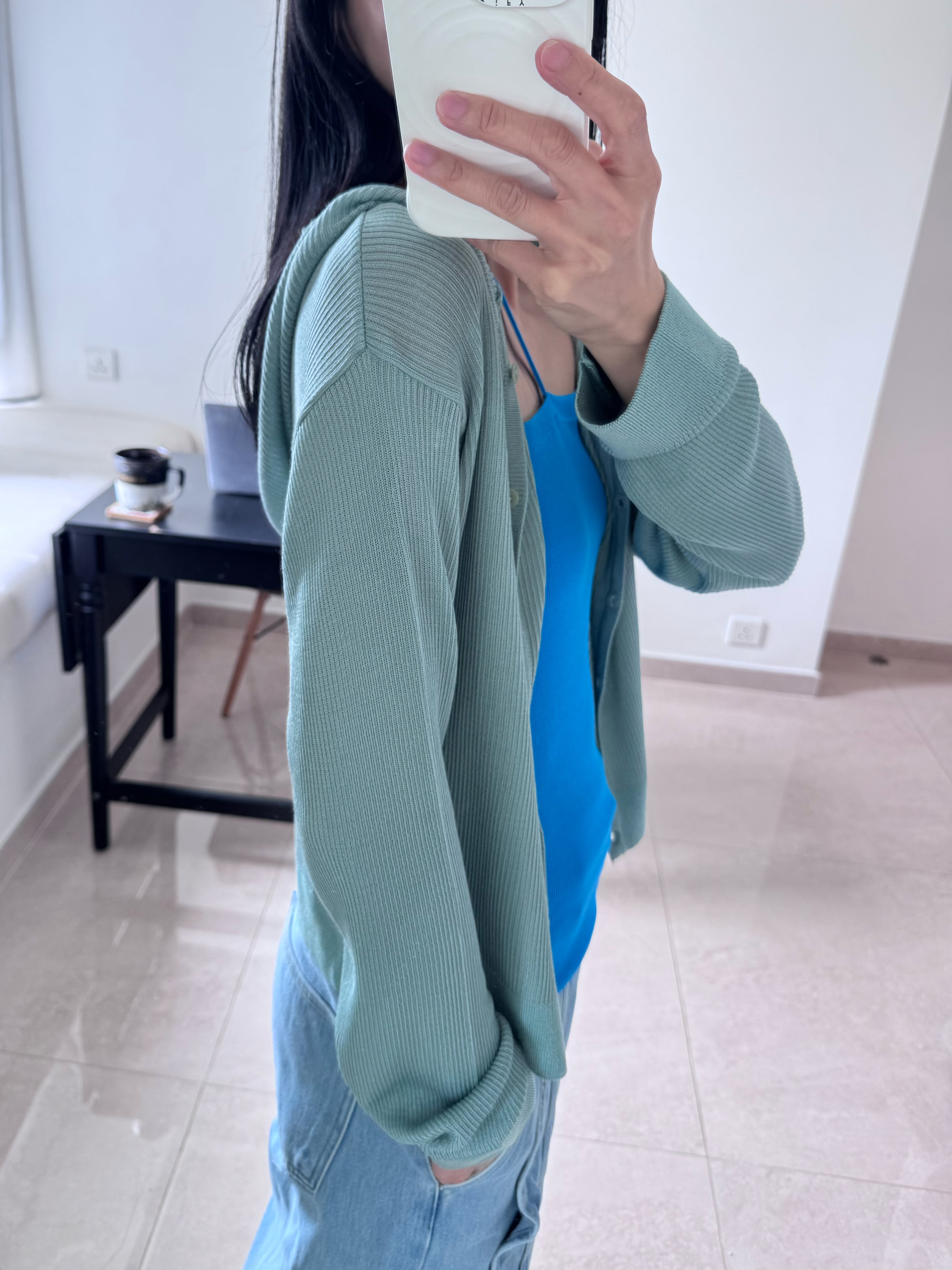 SET vacay cami top + hooded cardi 