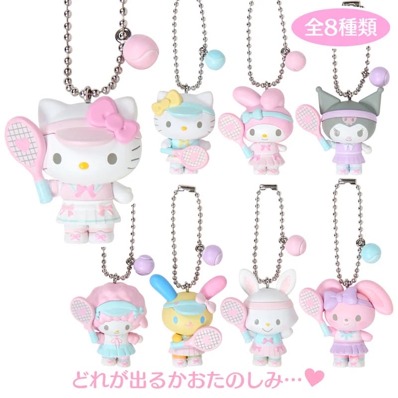日本直送Sanrio 網球系列 盲抽掛飾（可以揀款購買