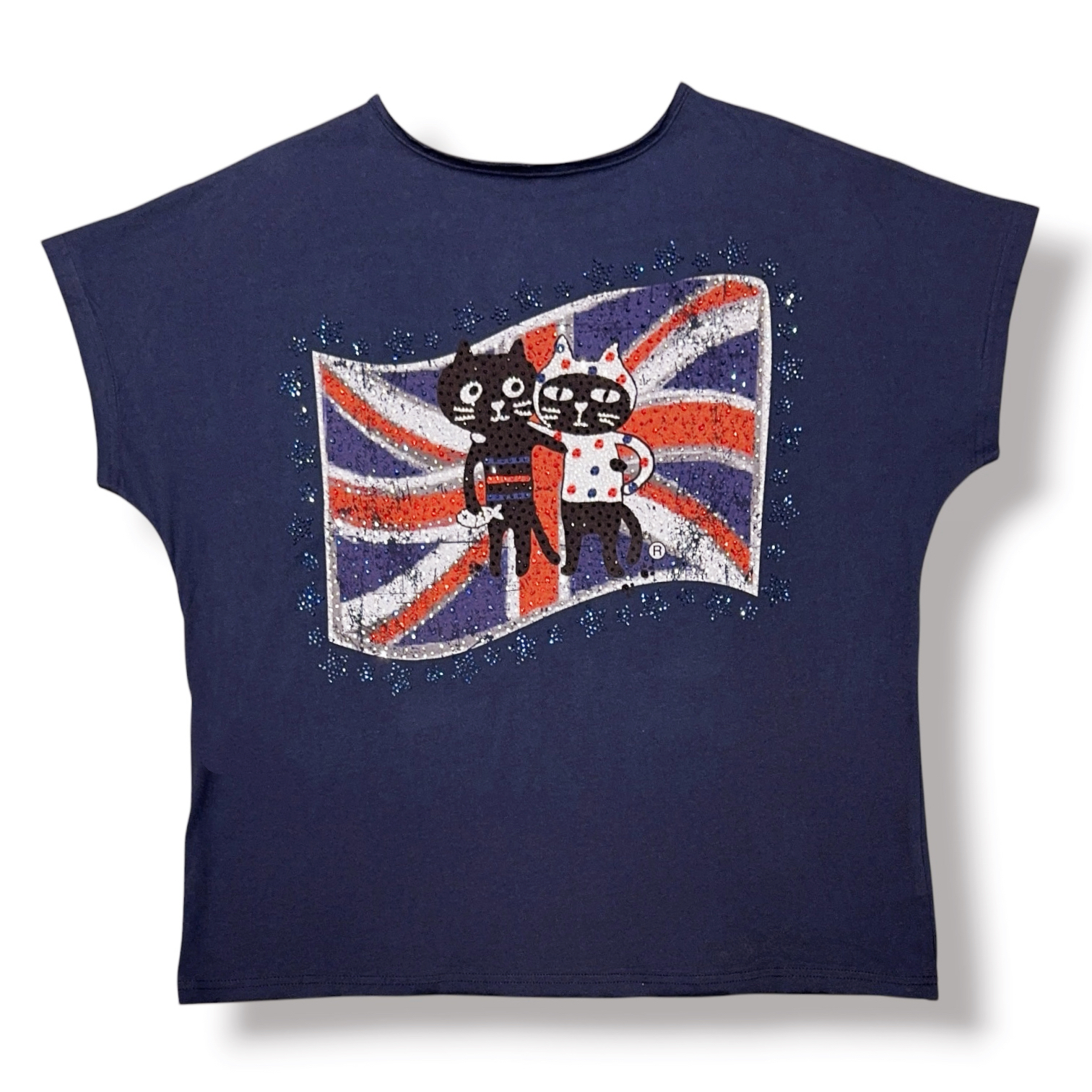 Catsfriends Union Jack Star Tee