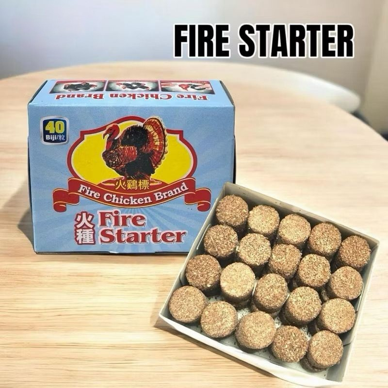Fire Chicken Brand Fire Starter (40pcs/box)