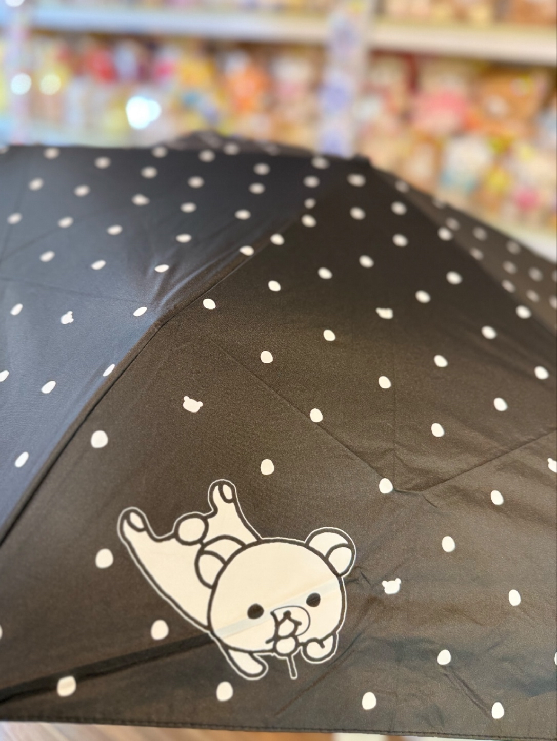 《現貨》全新韓國限定 Rilakkuma黑白系列防UV輕身縮骨雨傘