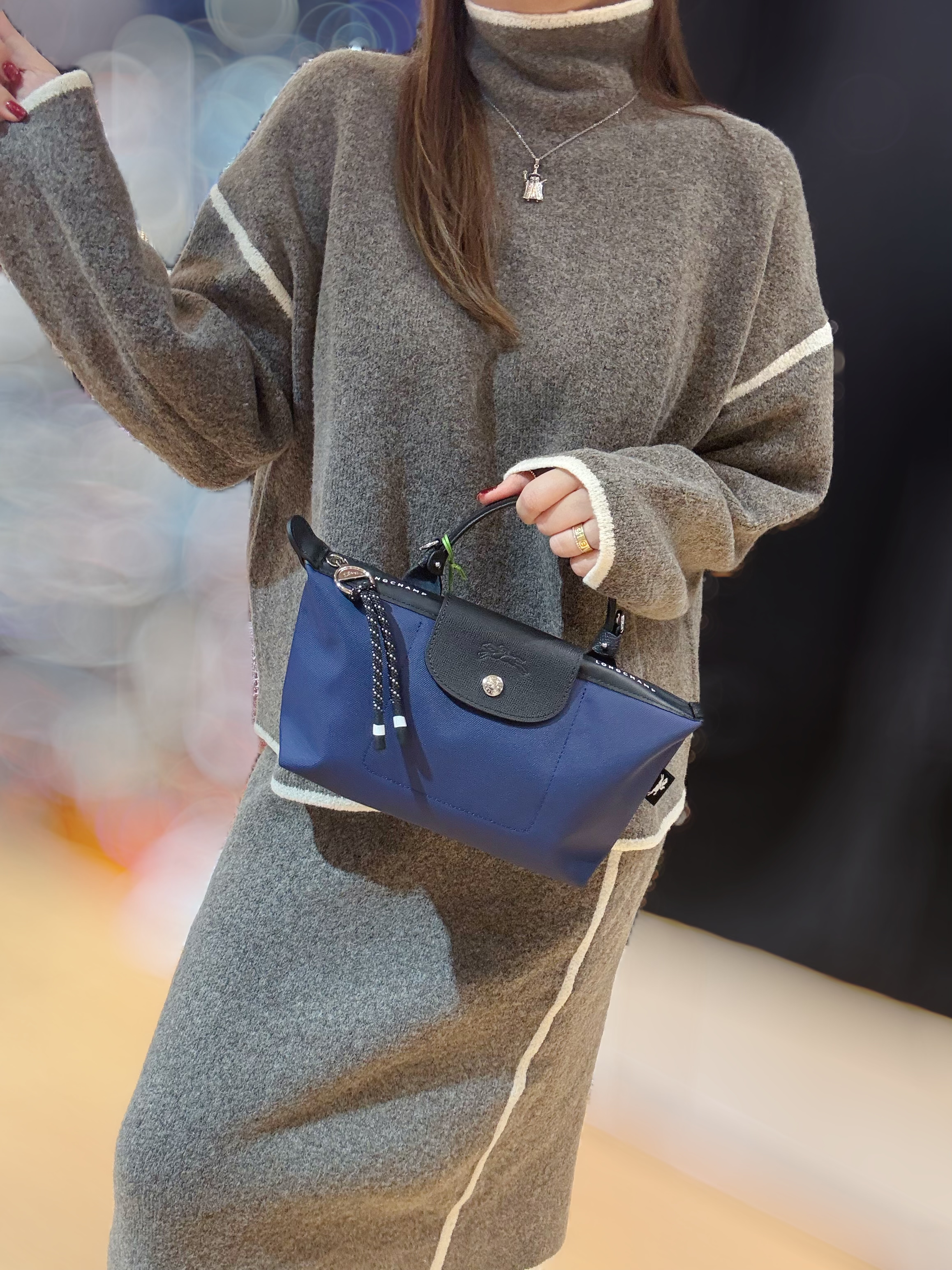 Longchamp energy pouch navy