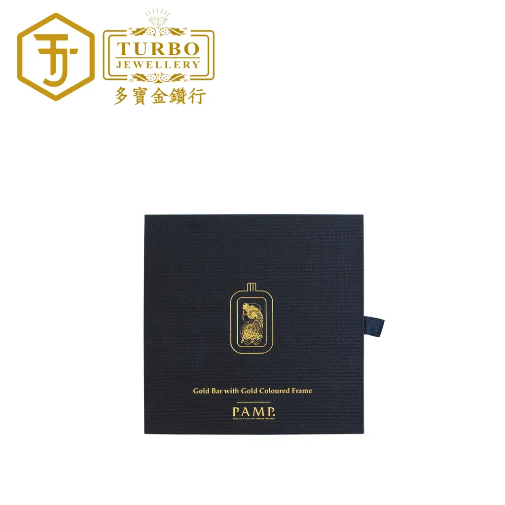 TURBO [10G] PAMP Lady Fortuna Gold Bar 9999Gold with Pendant Frame