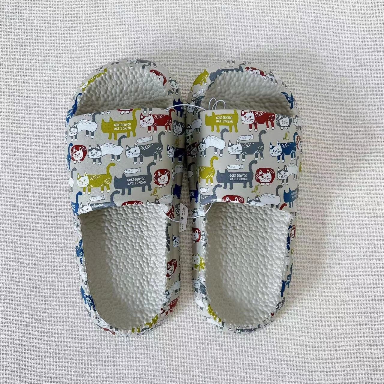 日本kusuguru眼鏡貓 靜音拖鞋 - 1件 現貨