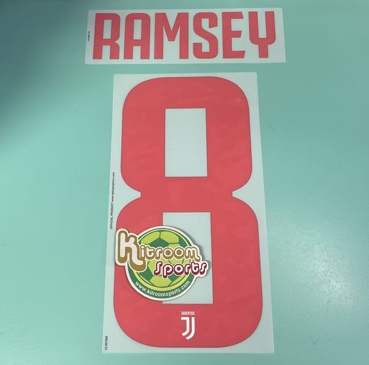 2019-20 Juventus Away Nameset #8 RAMSEY