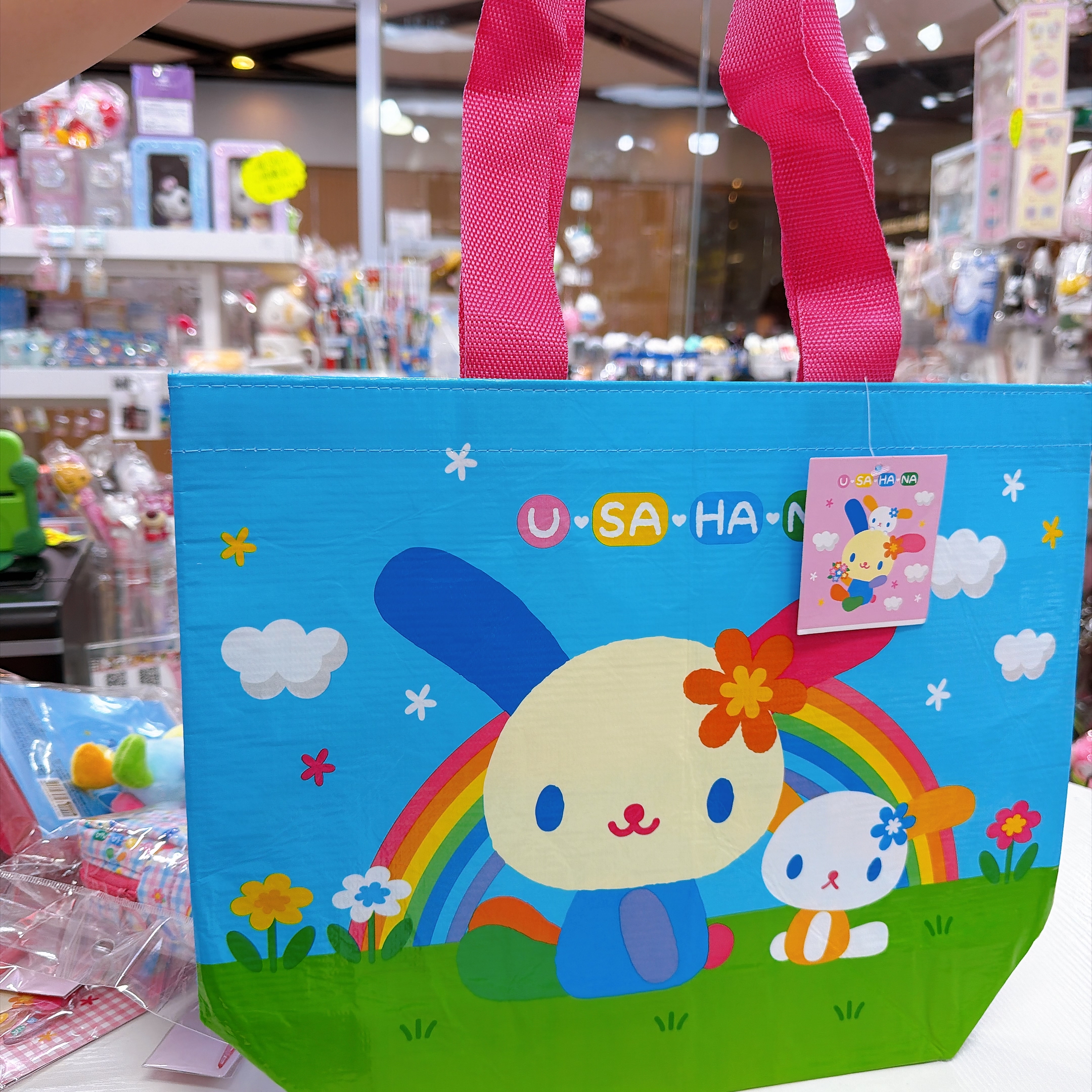 韓國直送韓國限定usahana pop up stor 環保袋