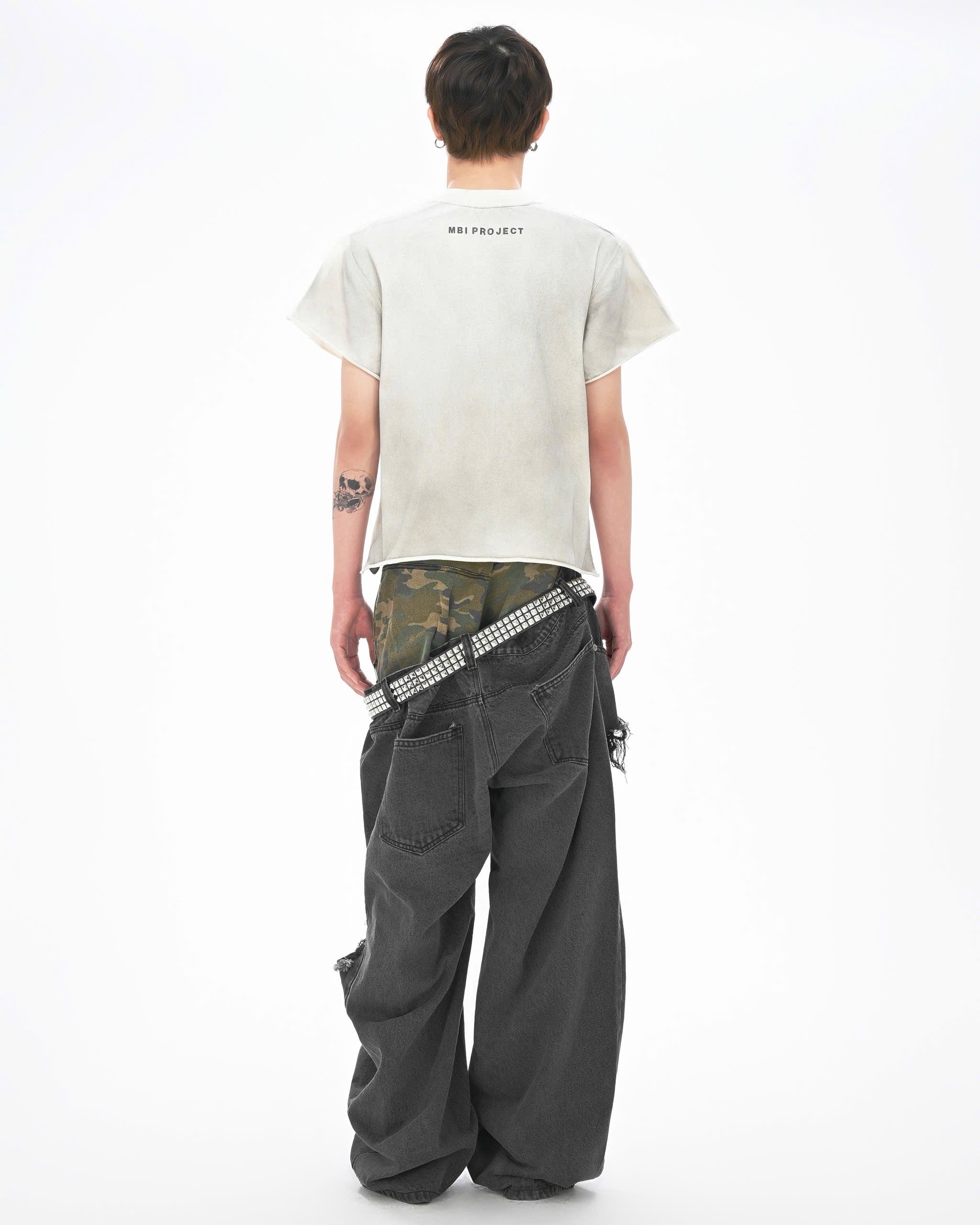 CUT OFF T - Dirty White