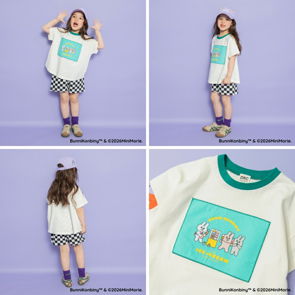 🆕【⭐訂購⭐】🇯🇵日本直送🌀BUNNI KONBINY 貼花圓領短袖tee［3款選］🌀[ELBA-0152][260321]
