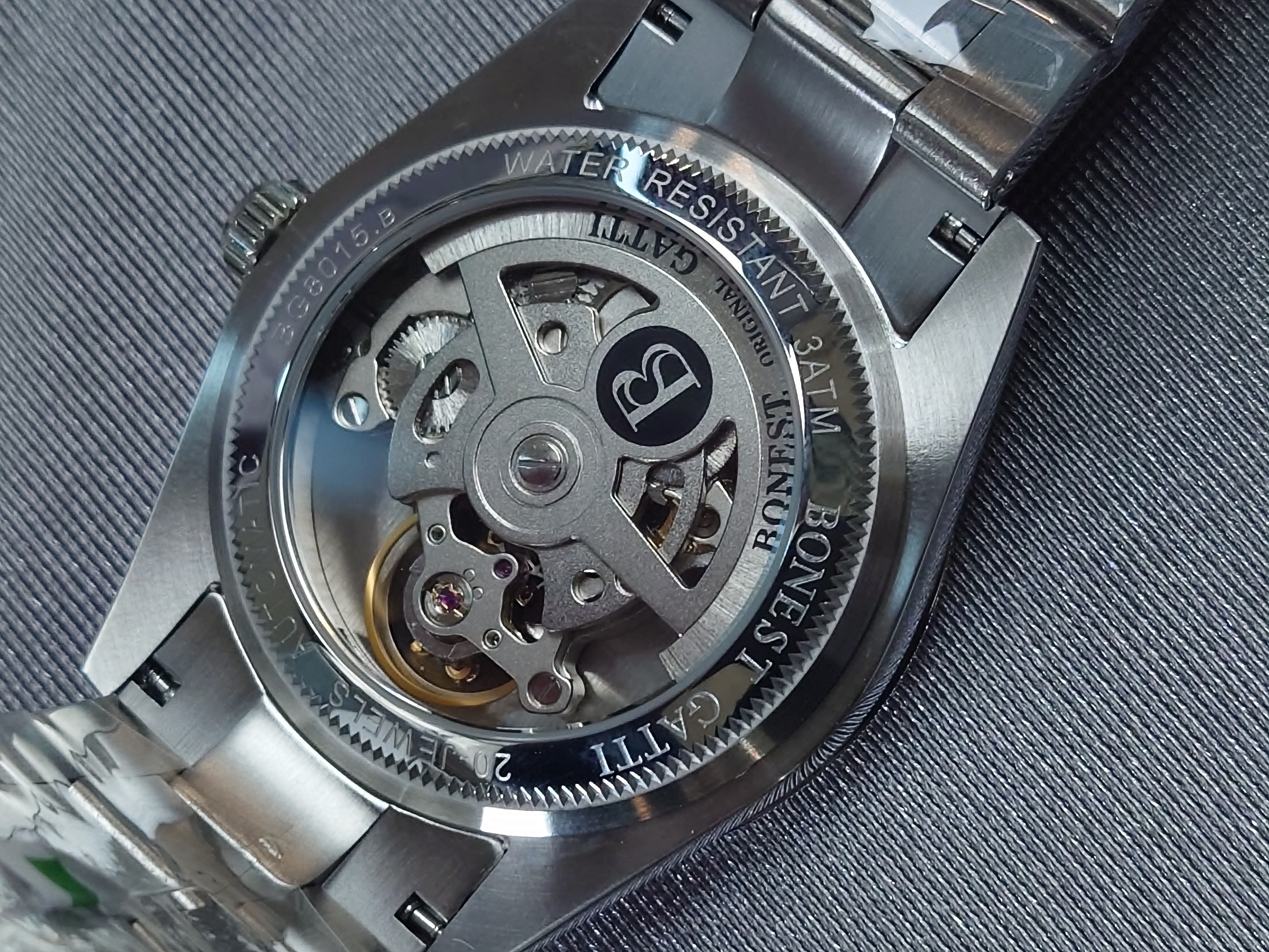 Bonest Gatti 隱藏錶面馬年特別版動錶 BG8015-S4 橙