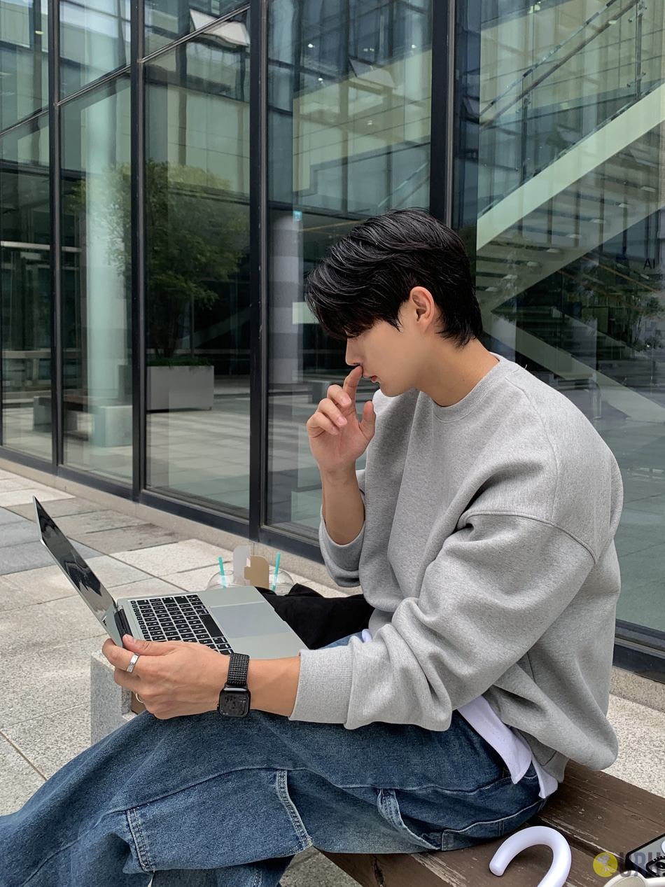 【100%保證韓國直送】高品質日常寬鬆純棉衛衣 High Quality Daily Oversized MTM RL114565