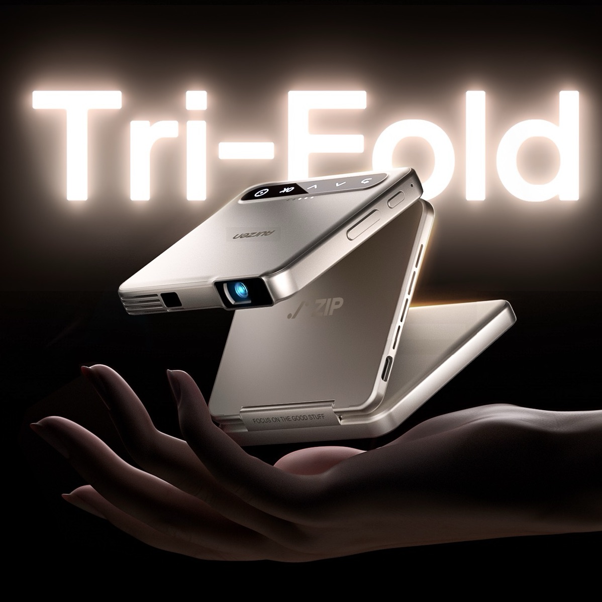 Aurzen ZIP 口袋型三折疊無線投影機