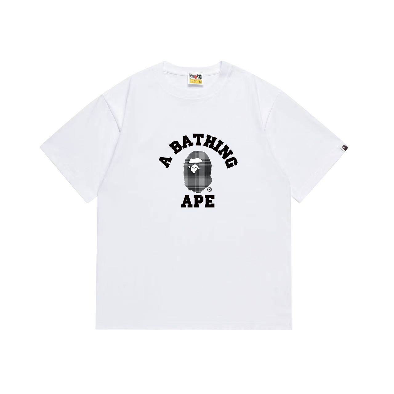 Bape Check College Tee