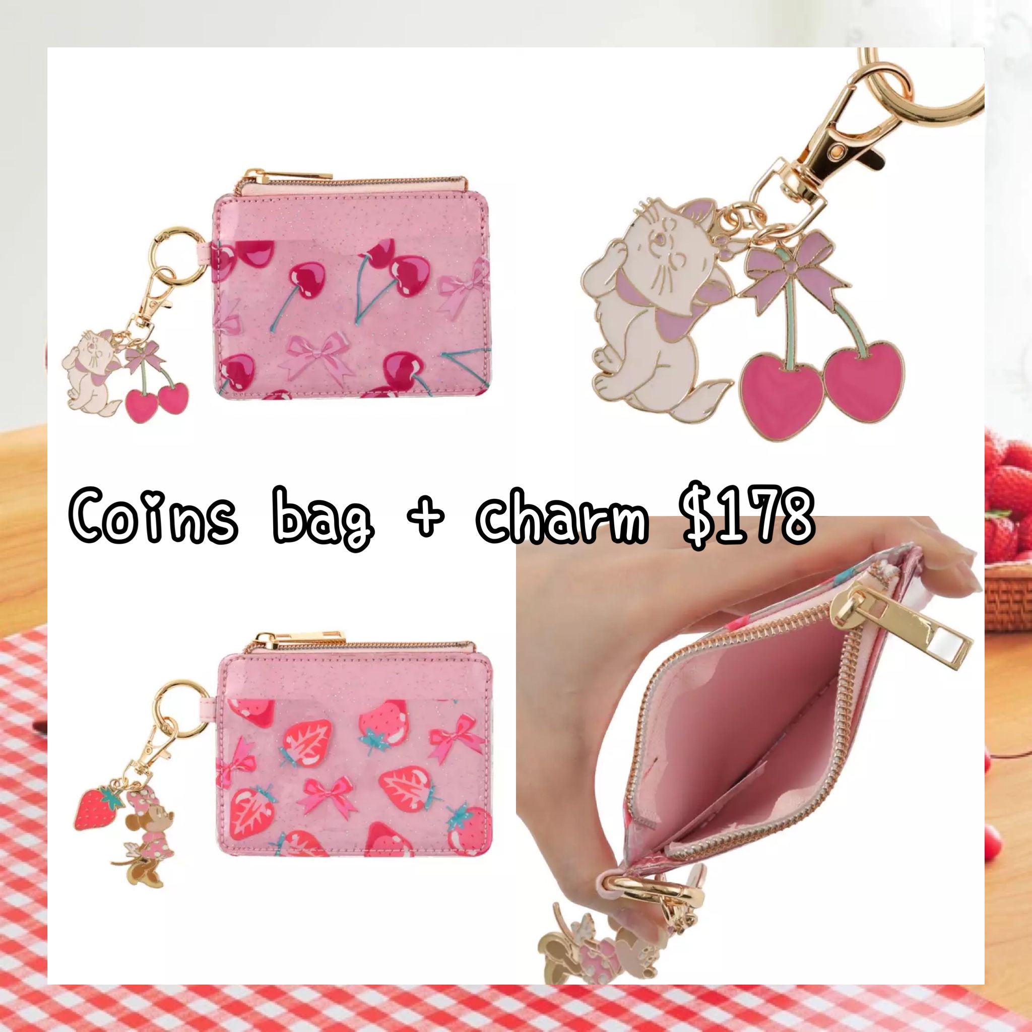 ：日本：GLOSSY FRUITS 26/1 日本發賣 COINS BAG + CHARM