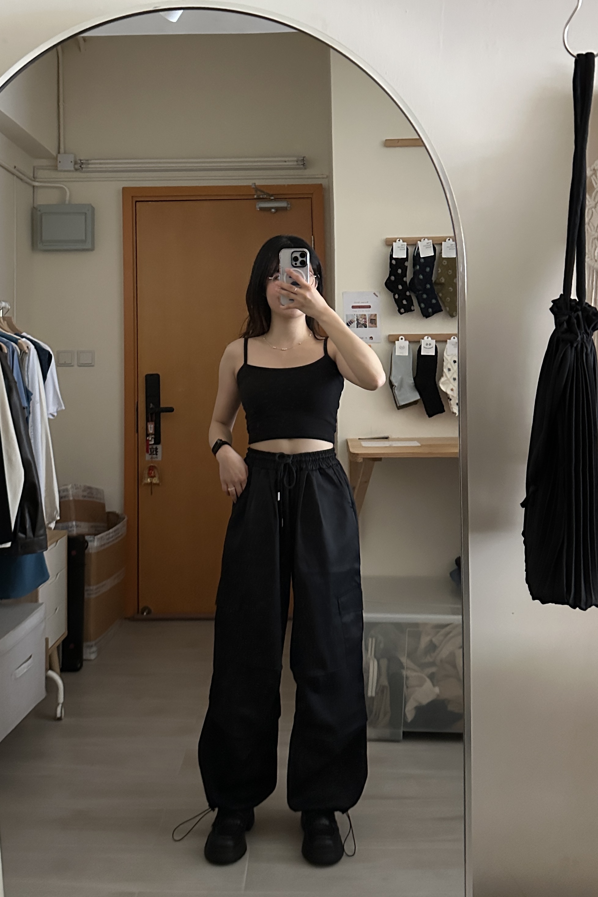 側褶束腳Cargo Pants (三色入)