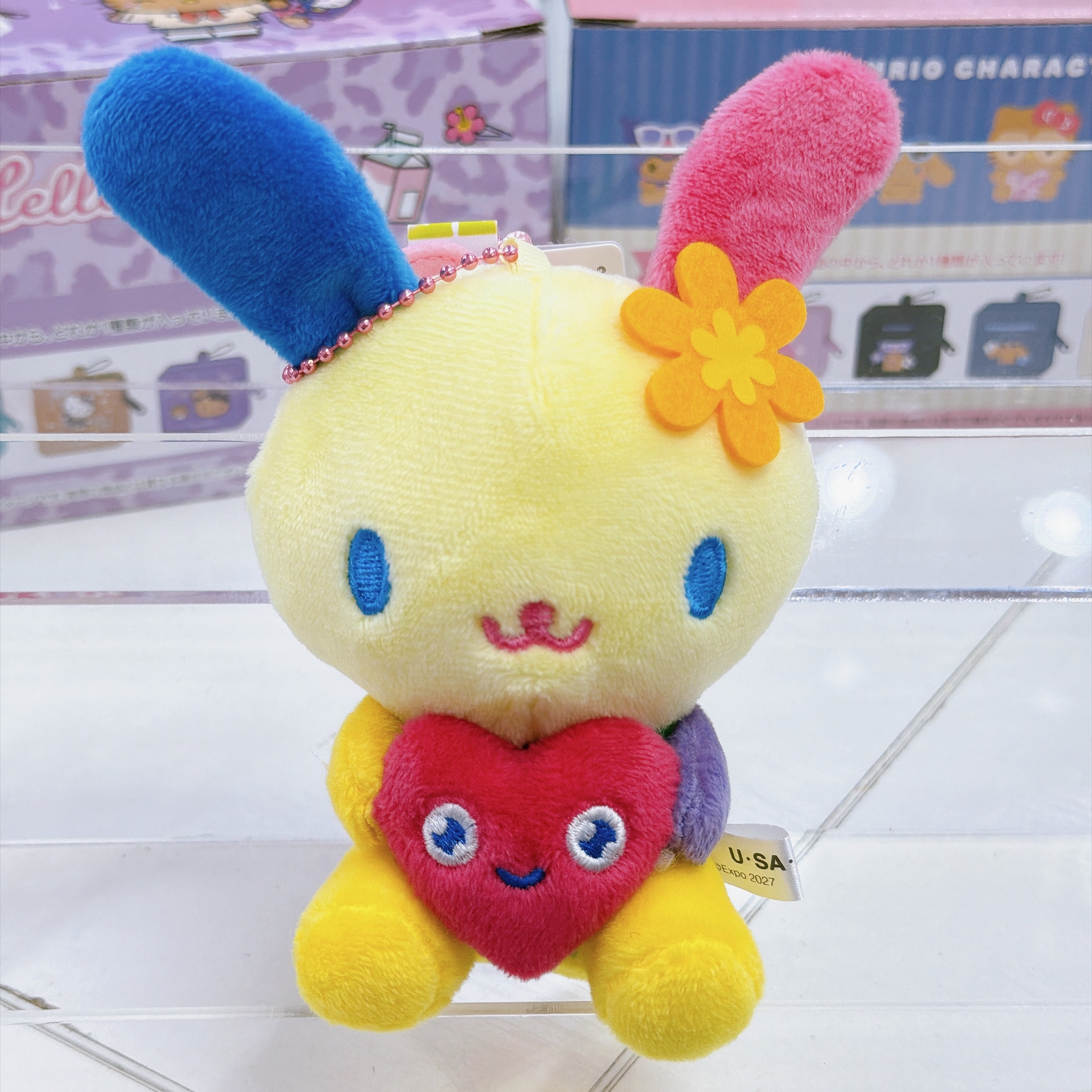 日本直送 日本限定2027國際園藝博會橫濱限定 Hello Kitty  usahana 公仔掛飾