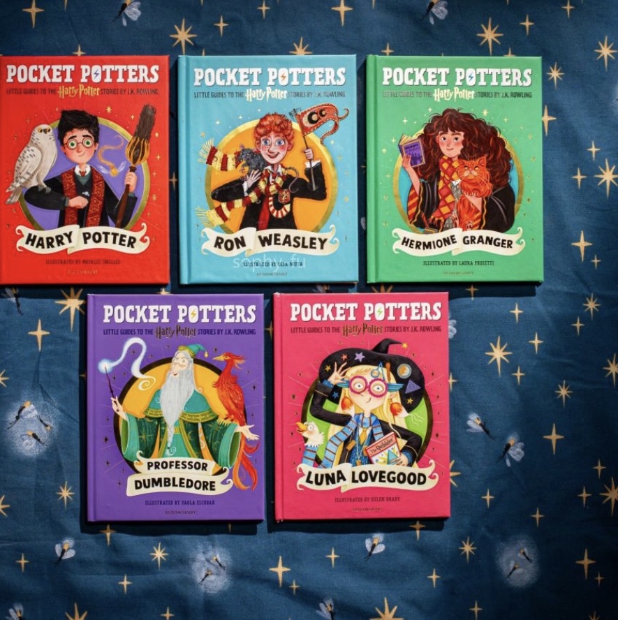 新書速遞 Pocket Potters 口袋哈利波特 哈迷必入系列 · POCKET POTTERS · LITTLE GUIDES TO THE · Harry Potter STORIES BY J.K. ROWLING · LUNA LOVEGOOD & DUMBLEDORE 🏰每一本都是獨立的角色小傳記濃縮了J.K.J.K.Rowling羅琳筆下的魔法世界！ 🧡