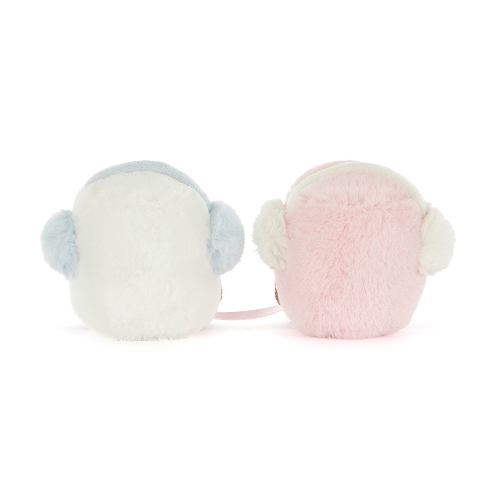 JELLYCAT Amuseables Toastie Pink And White Marshmallows 暖暖耳罩綿花糖