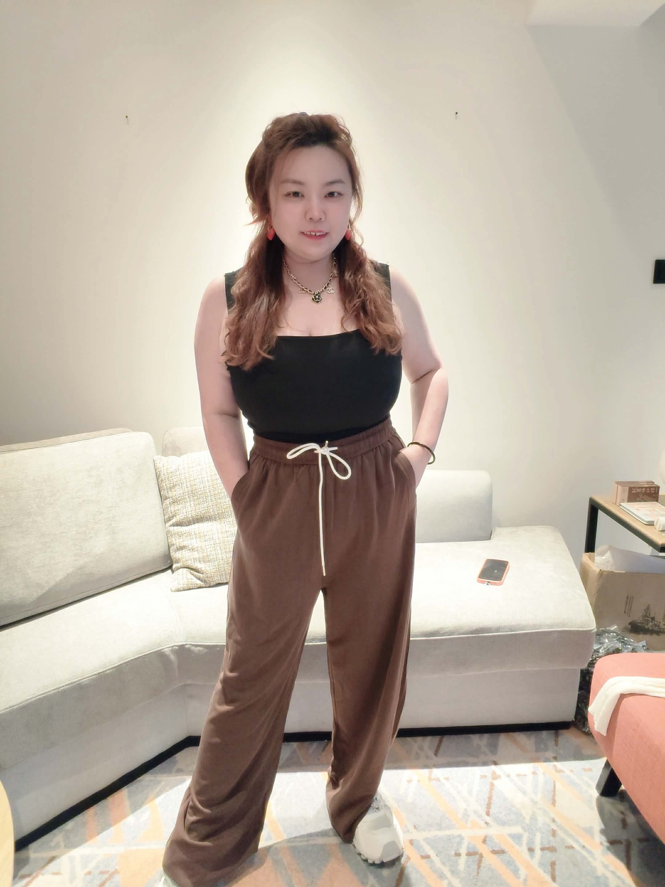 YPB07 1238 高级冰凉垂感休闲长裤