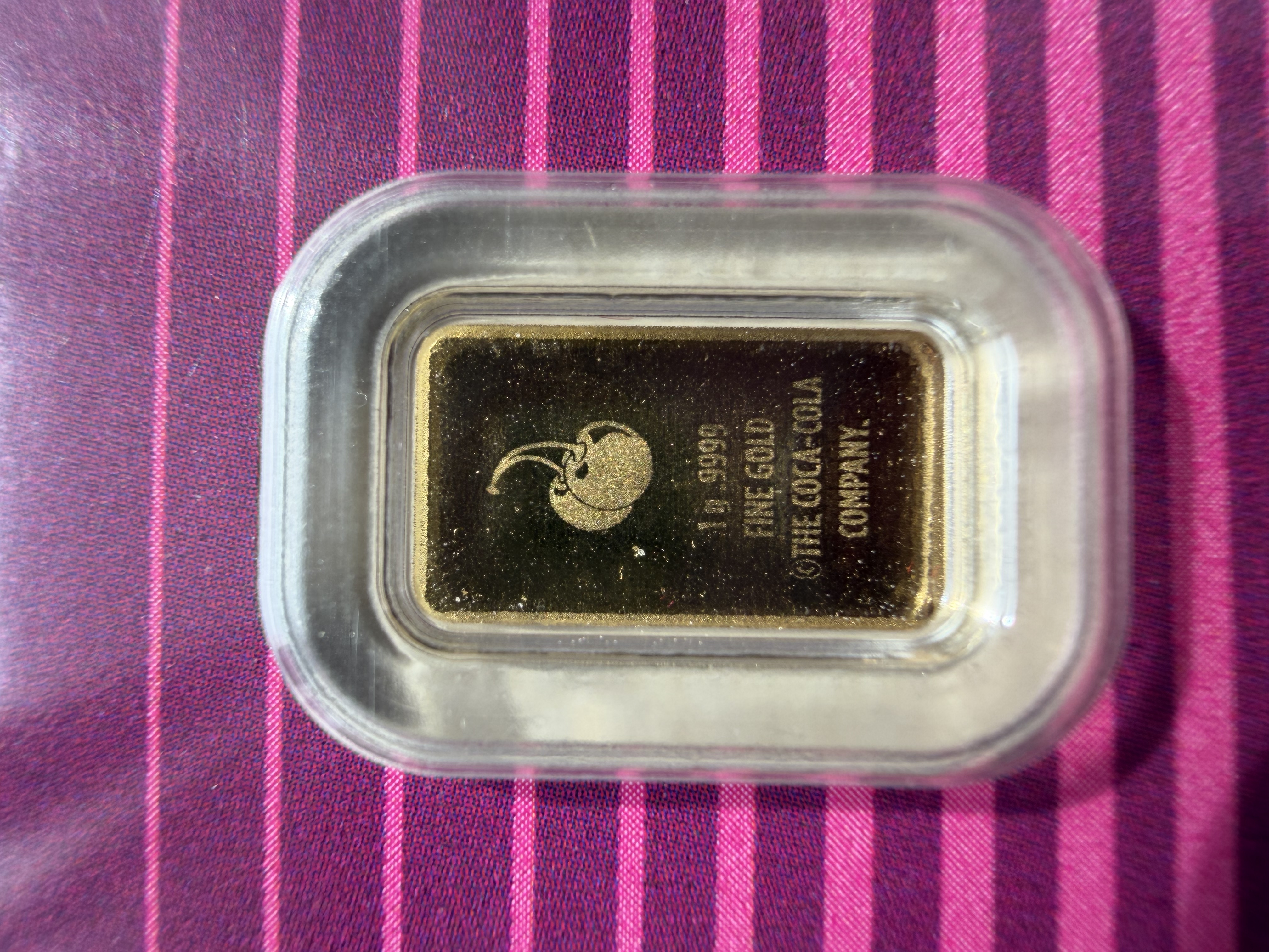 (SN2101) PAMP Cherry Coke 1g🇨🇭Swiss Fine Gold Bar Emas 999.9 樱桃可乐