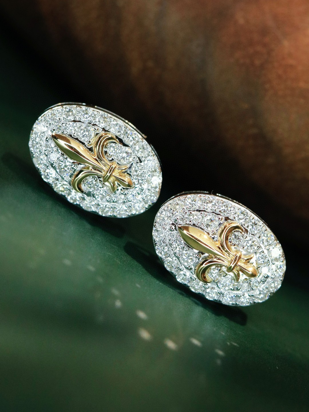 18K Diamond Earrings 