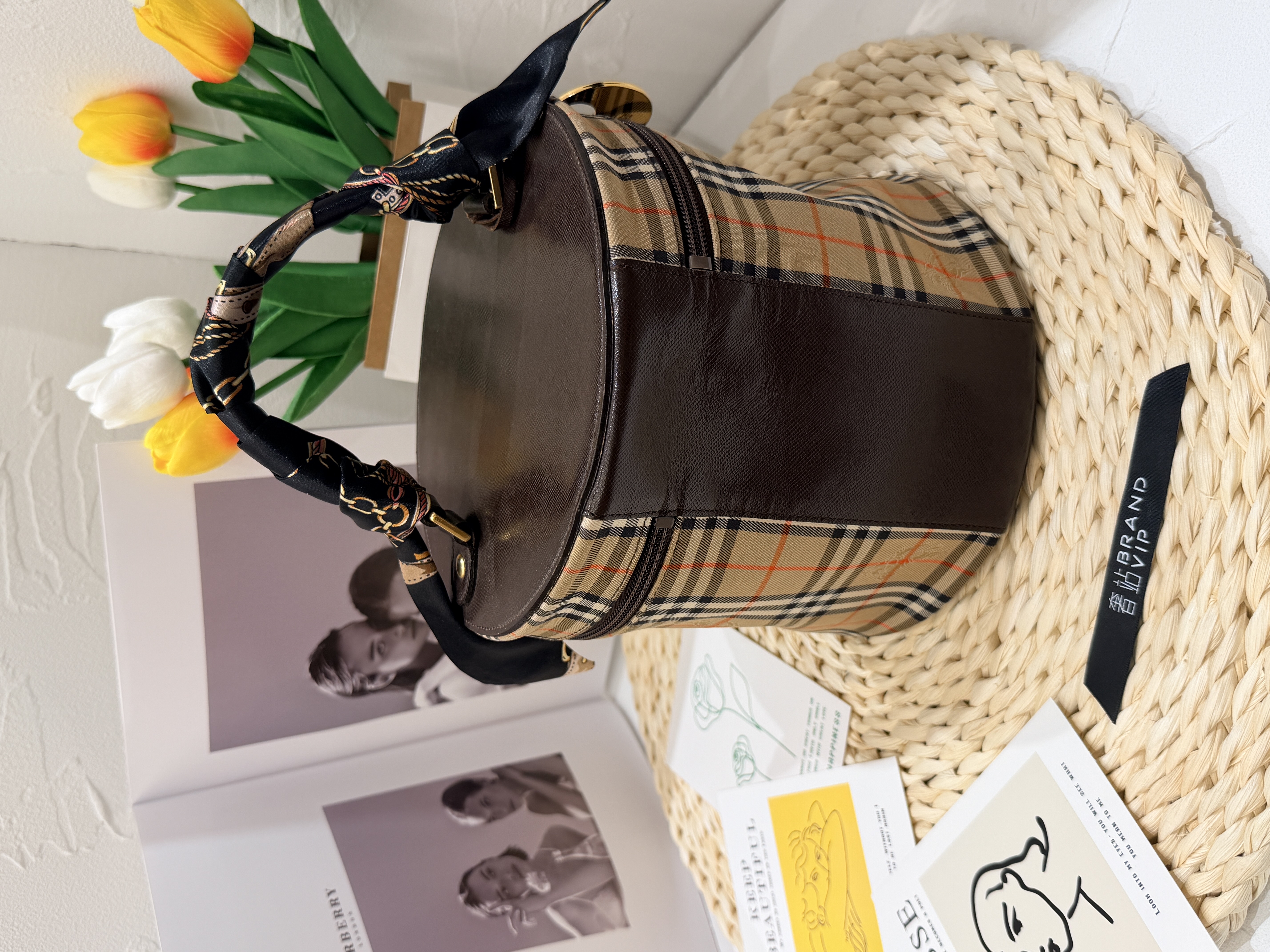 Burberry Nova Check Vanity Pouch