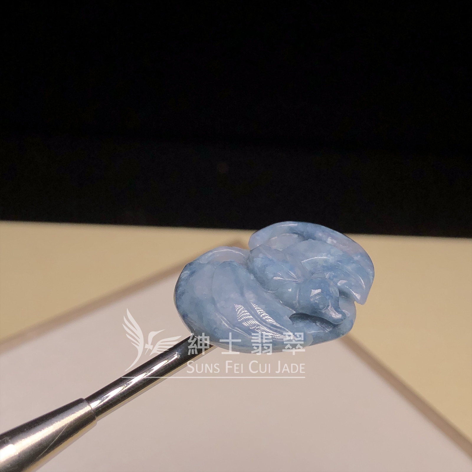 茄紫飄藍花福鼠  B08457