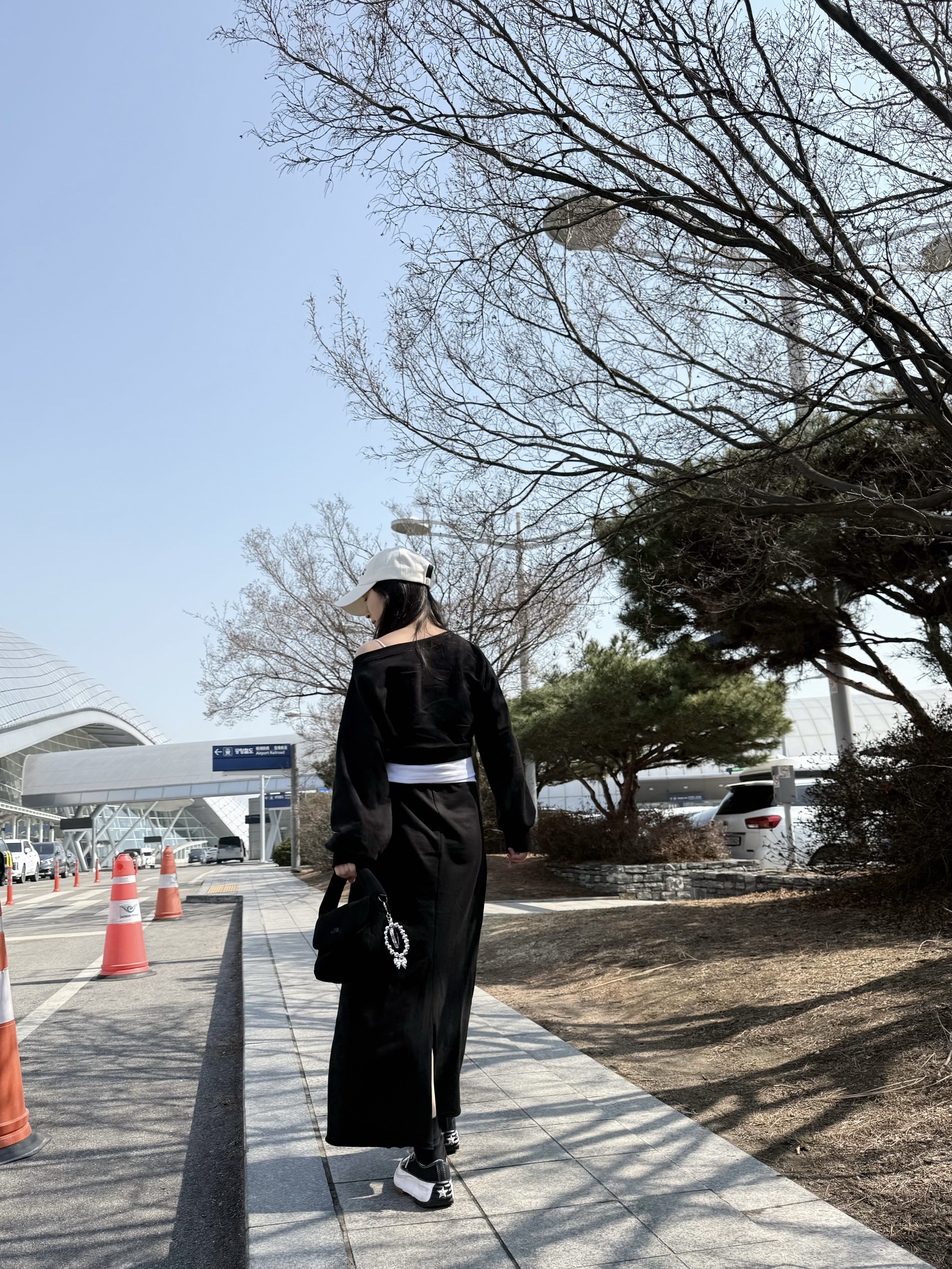 J84 拼色露膊+裙Set