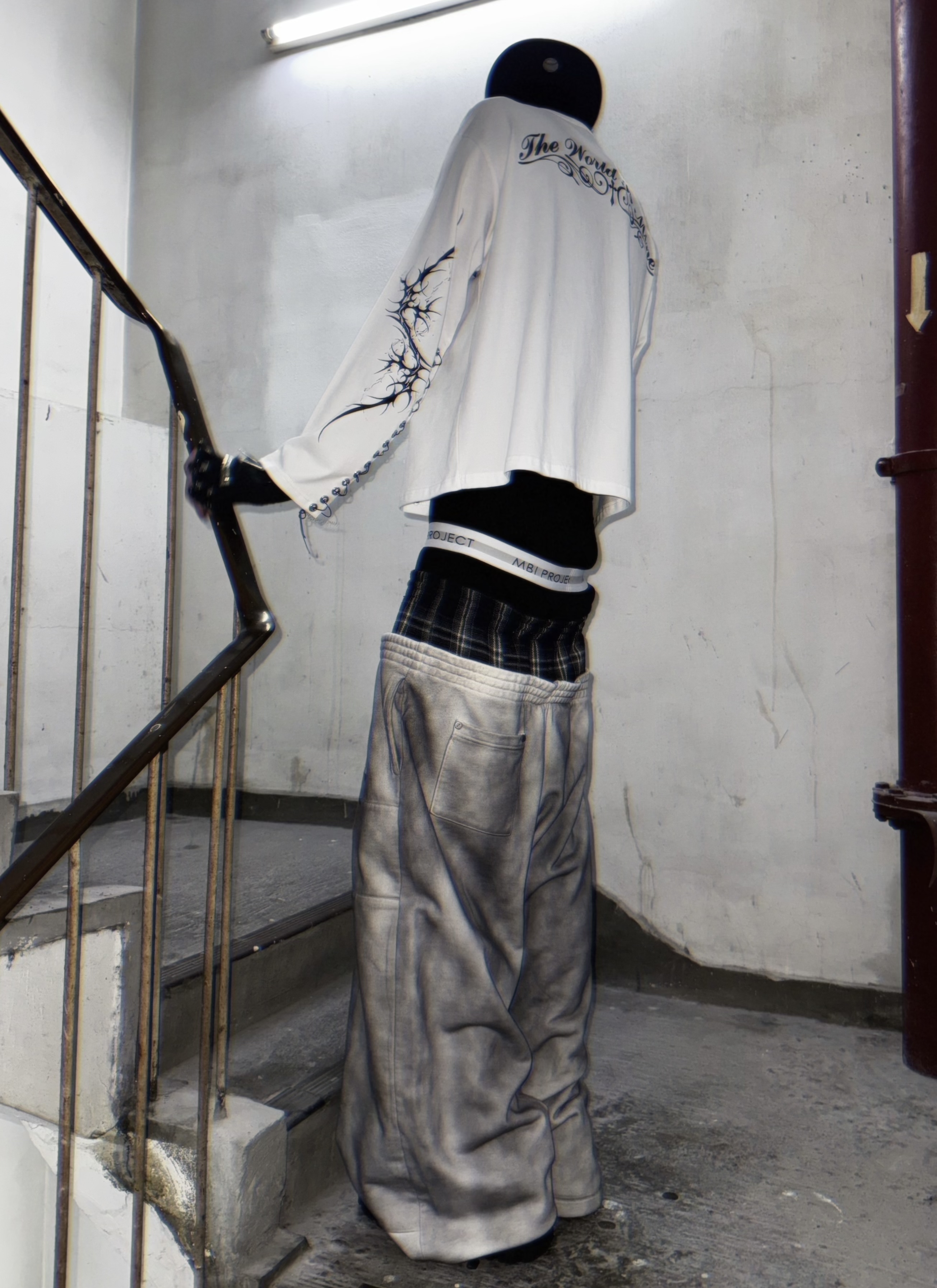 MBI TRIPLE WAISTED SWEATPANTS - DIRTY GRAY