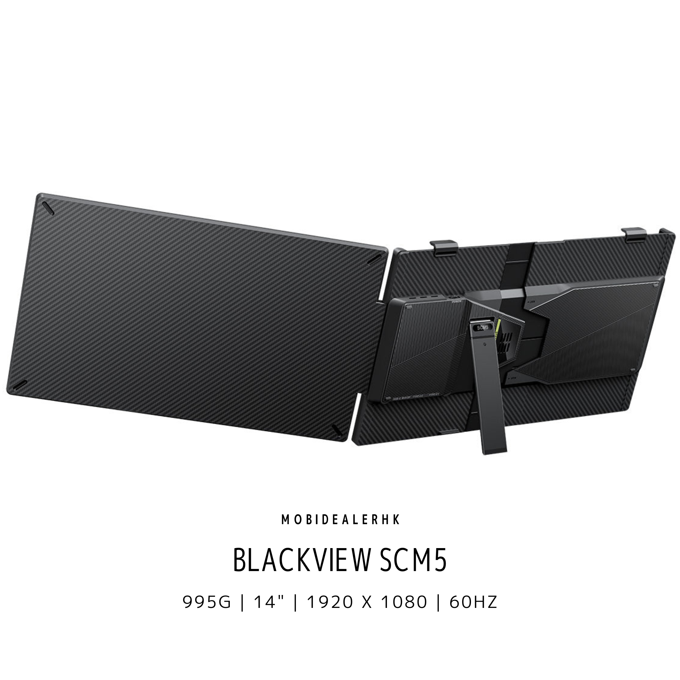 Blackview SCM5 | 便攜式螢幕 | 14" | 1920 x 1080 | 60Hz | 300 Nits | 157 PPI | 995g