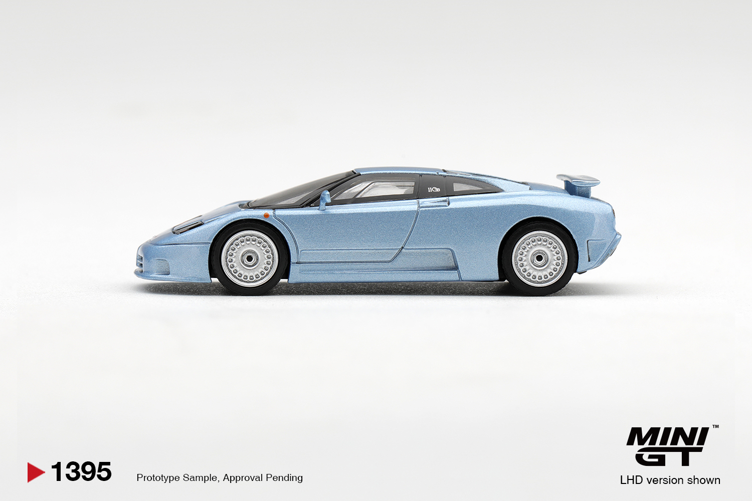 Pre Order MINI GT 1395 Bugatti EB110 GT  Azzurro Metallizzato Mondial de l'Automobile 1992｜ MINIGT 預訂優惠價: HK$89
