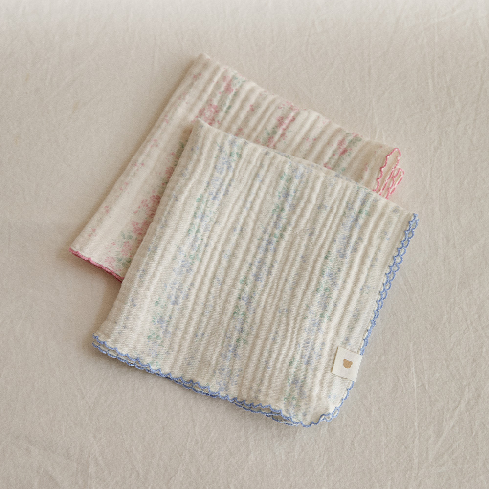 26S/S DTD Flora碎花溫馨系列-棉紗手絹
