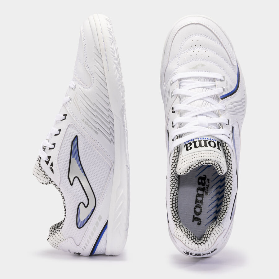 Futsal Shoes Dribling 24 White Blue