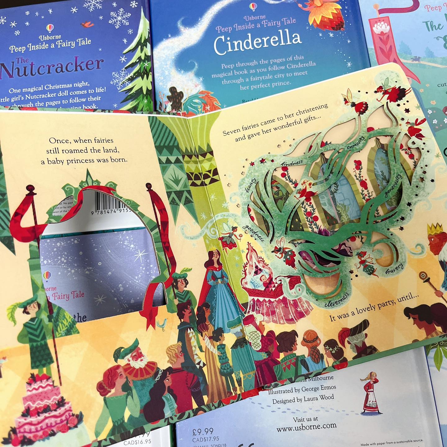 Usborne Peep Inside A Fairy Tale 偷偷看裡面 經典童話故事 立體翻翻書 洞洞書｜10 books