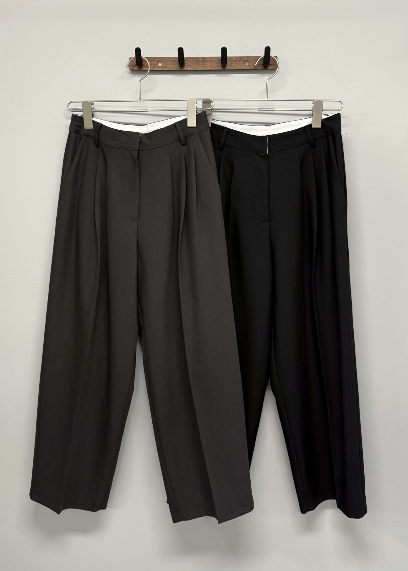 Fluid Pleated Wide Trousers #pt18