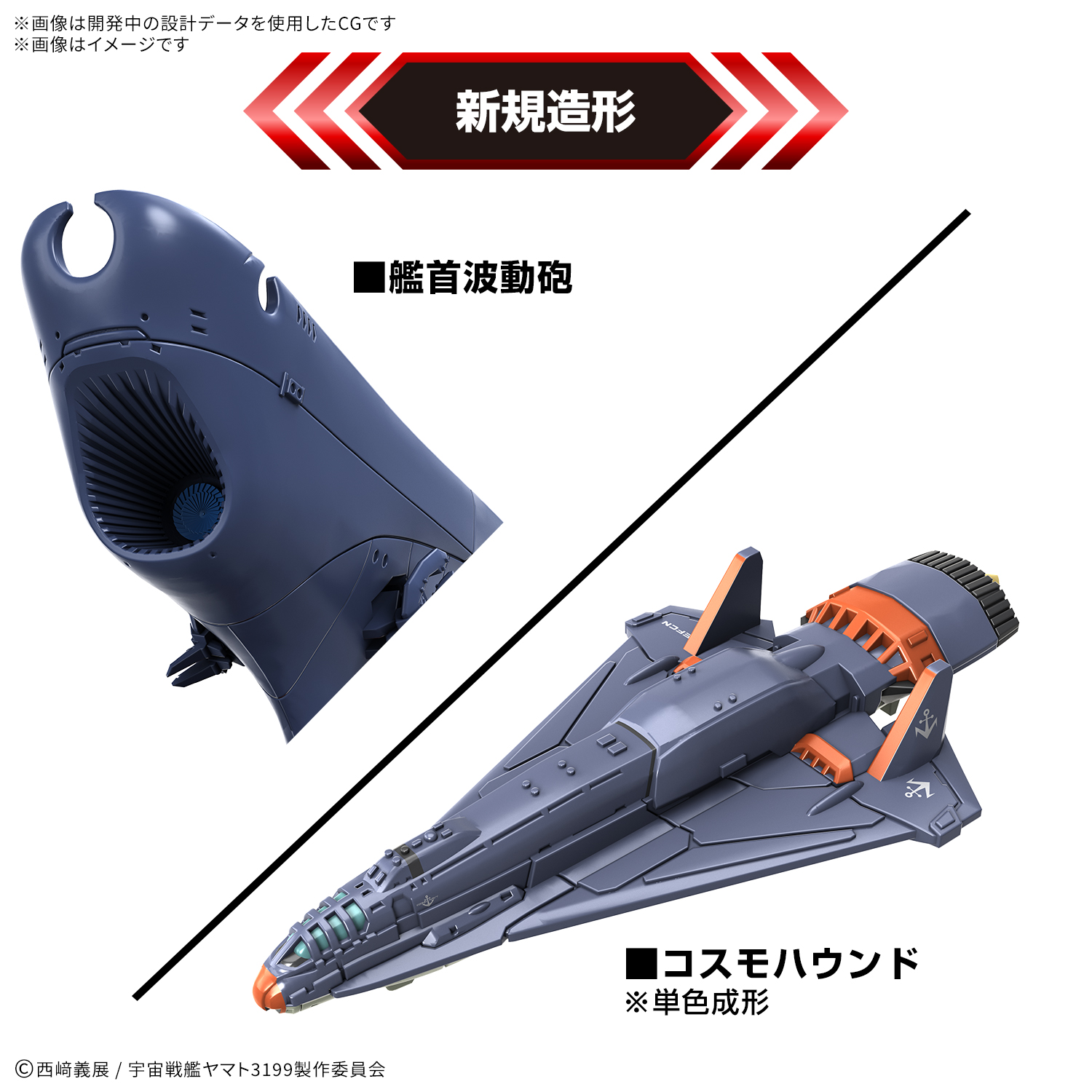(預訂訂金 $300) (總價 $786) Bandai 宇宙戰艦大和號 3199 1/1000 DX套裝 模型 (行版) Space Battleship Yamato 3199 Deluxe Set