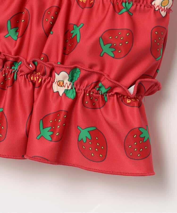 🇯🇵預訂 日本直送🇯🇵p.premier四色標籤圖案印花褶皺上衣和裙擺分體泳衣