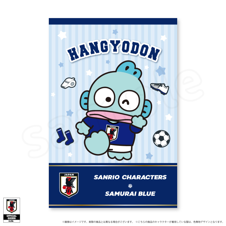 日本預訂📍日本Sanrio x 日本國家足球隊造型系列 - 單張名信片 2026年8月下旬出貨