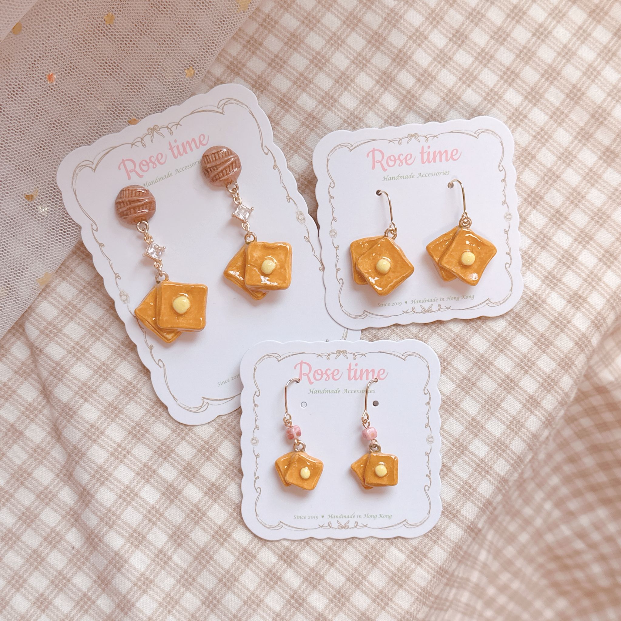 手繪茶餐廳西多士系列 迷你/小/中尺寸