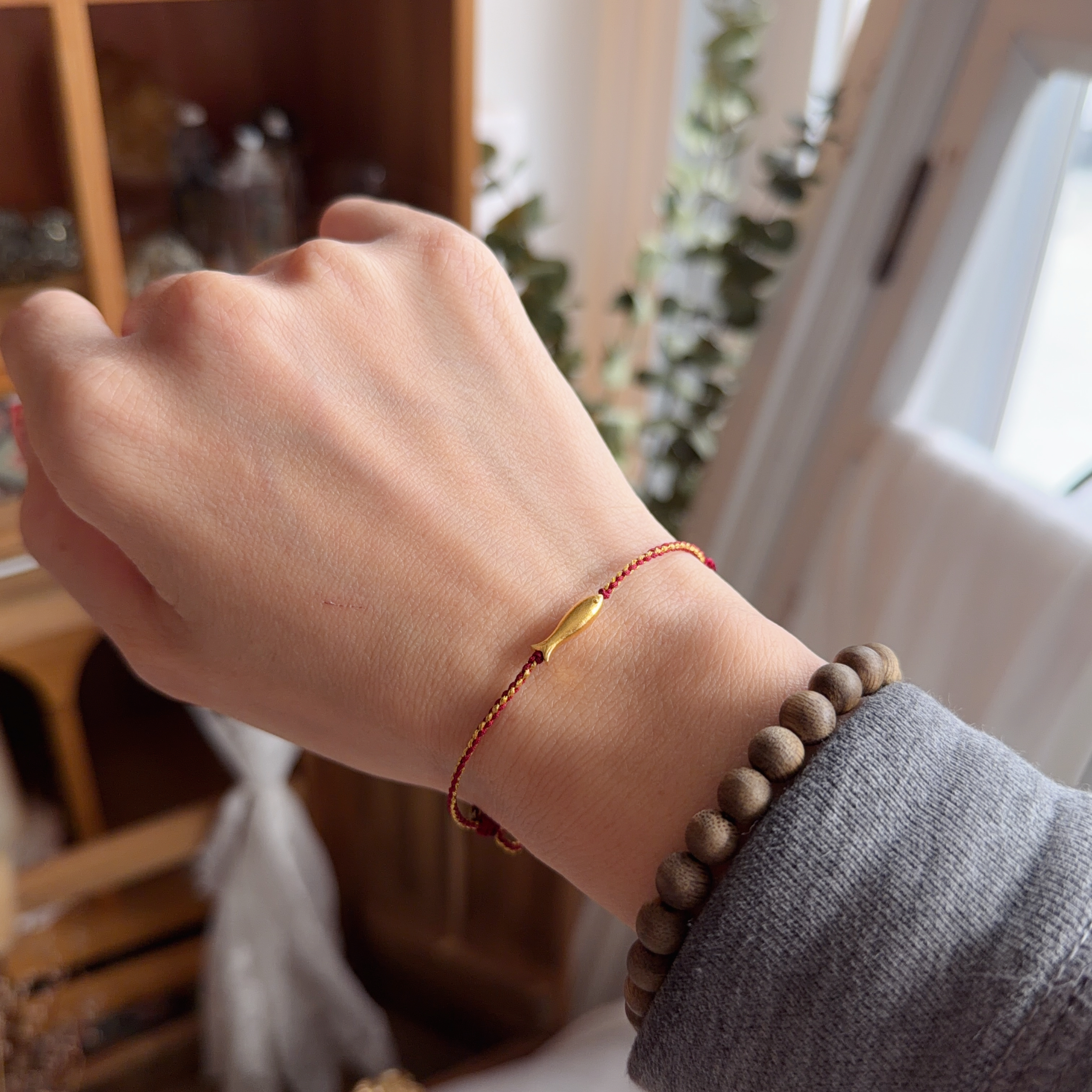 999硬金襯小黃魚襯手绳