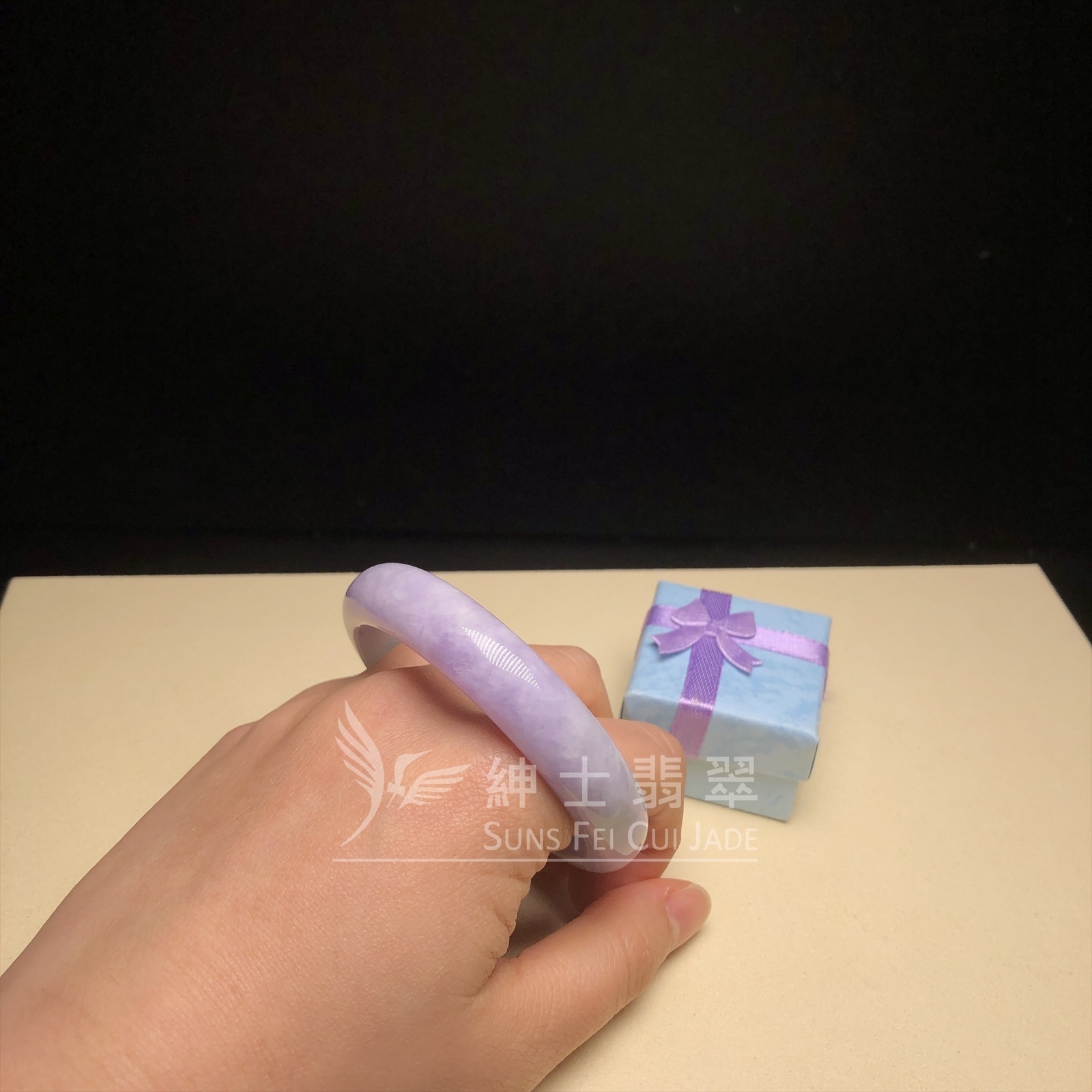 木那藍紫飄花福鐲54.3mm - 1