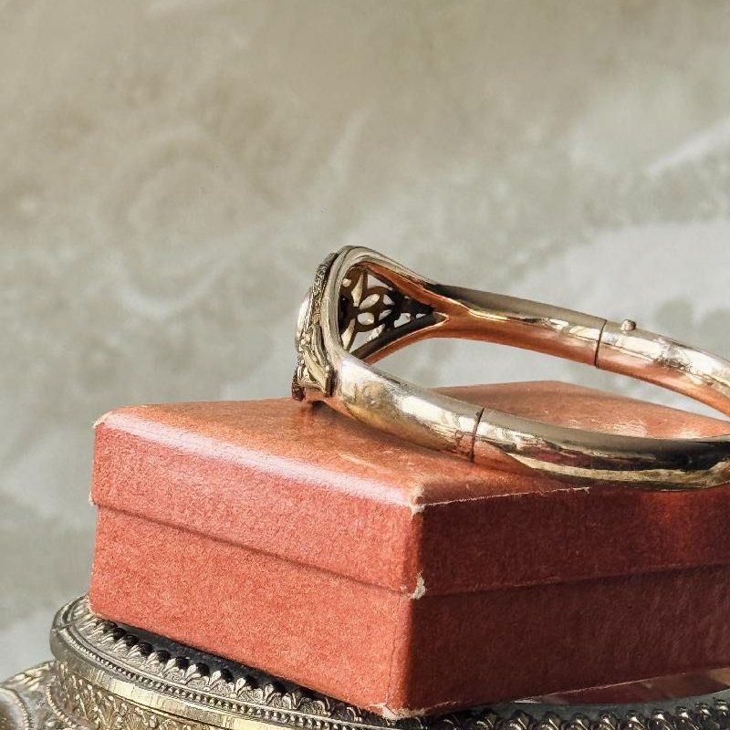 Antique Victorian Gold-Filled Bangle - Imperfect (MT2495)