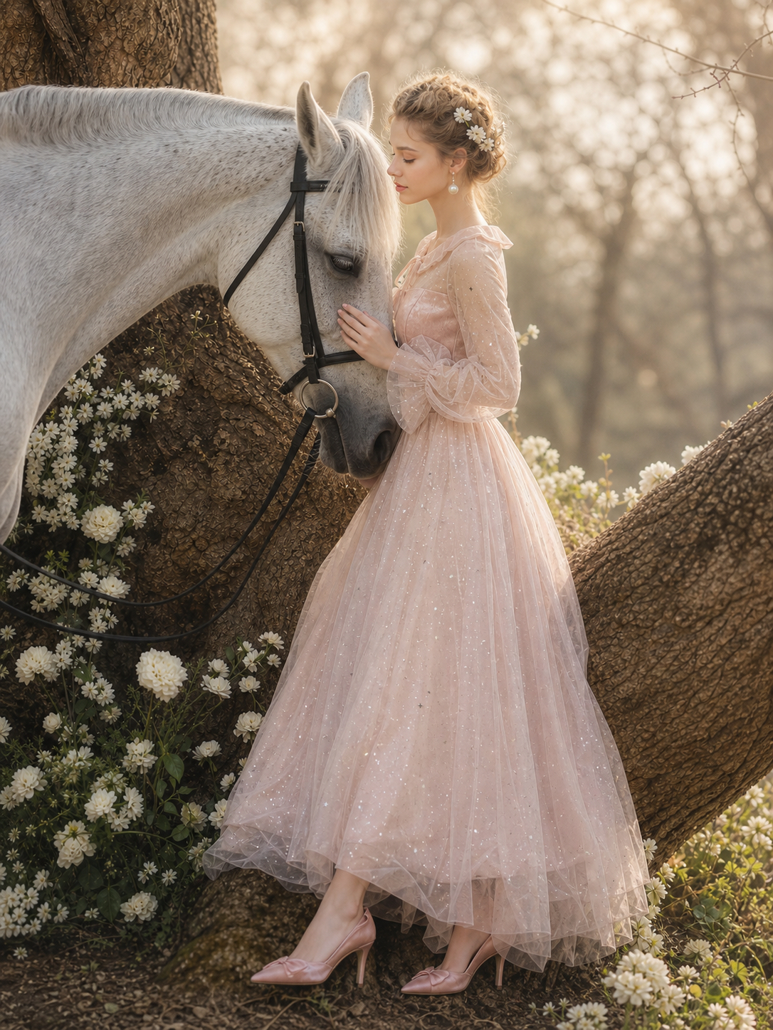 維多利亞粉玫瑰棉花糖仙子禮裙Victorian Rose Marshmallow Fairy Gown