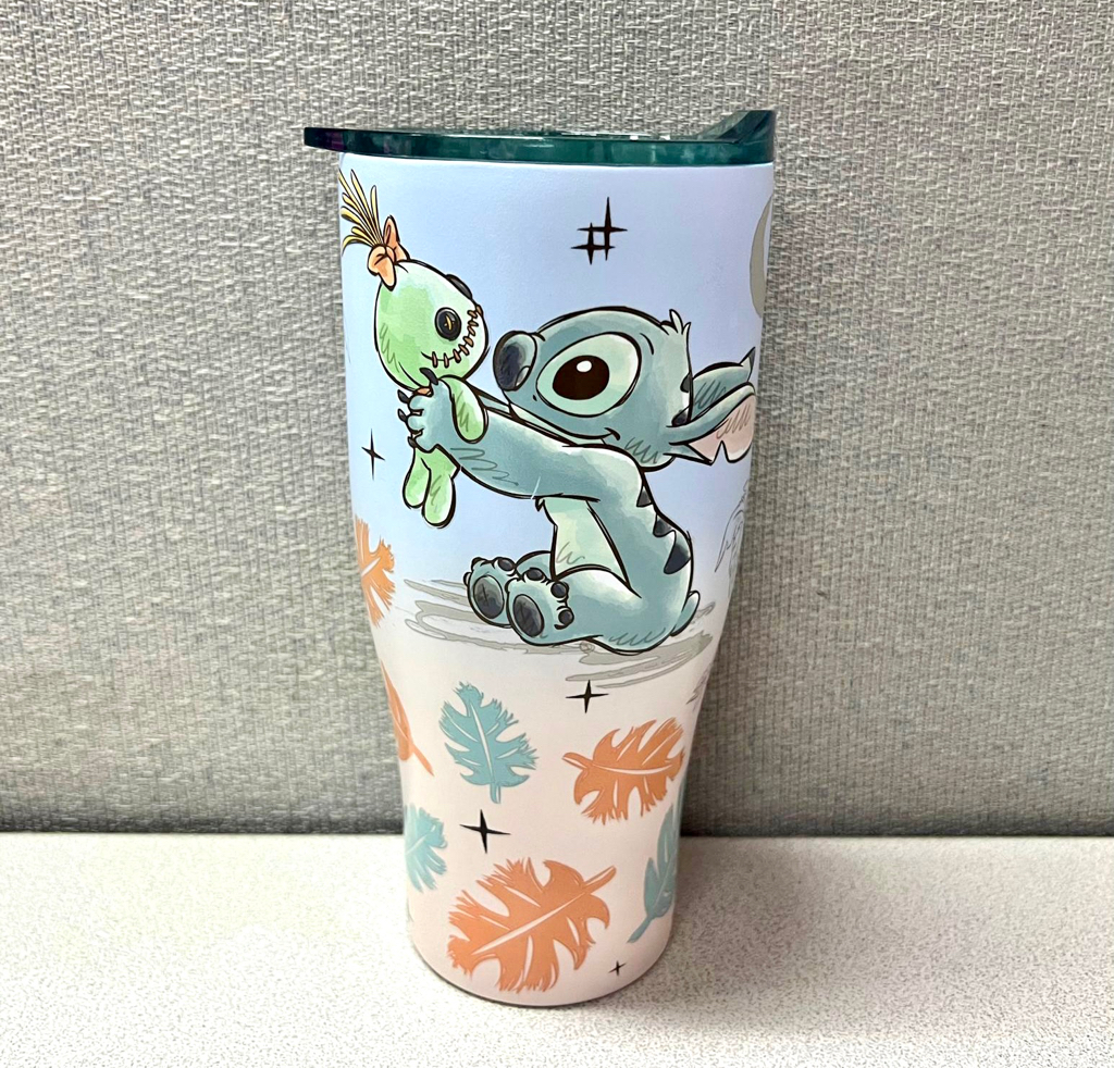 🇹🇼台灣限定 史迪仔 900ml 保冷保暖不鏽鋼特大容量雙飲杯